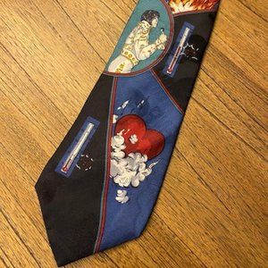 ELVIS PRESLEY Collection "Burning Love" Necktie